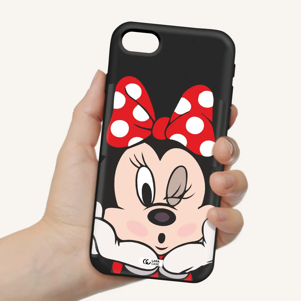 Minnie Mouse Apple iPhone se 2020 Silicone black Case