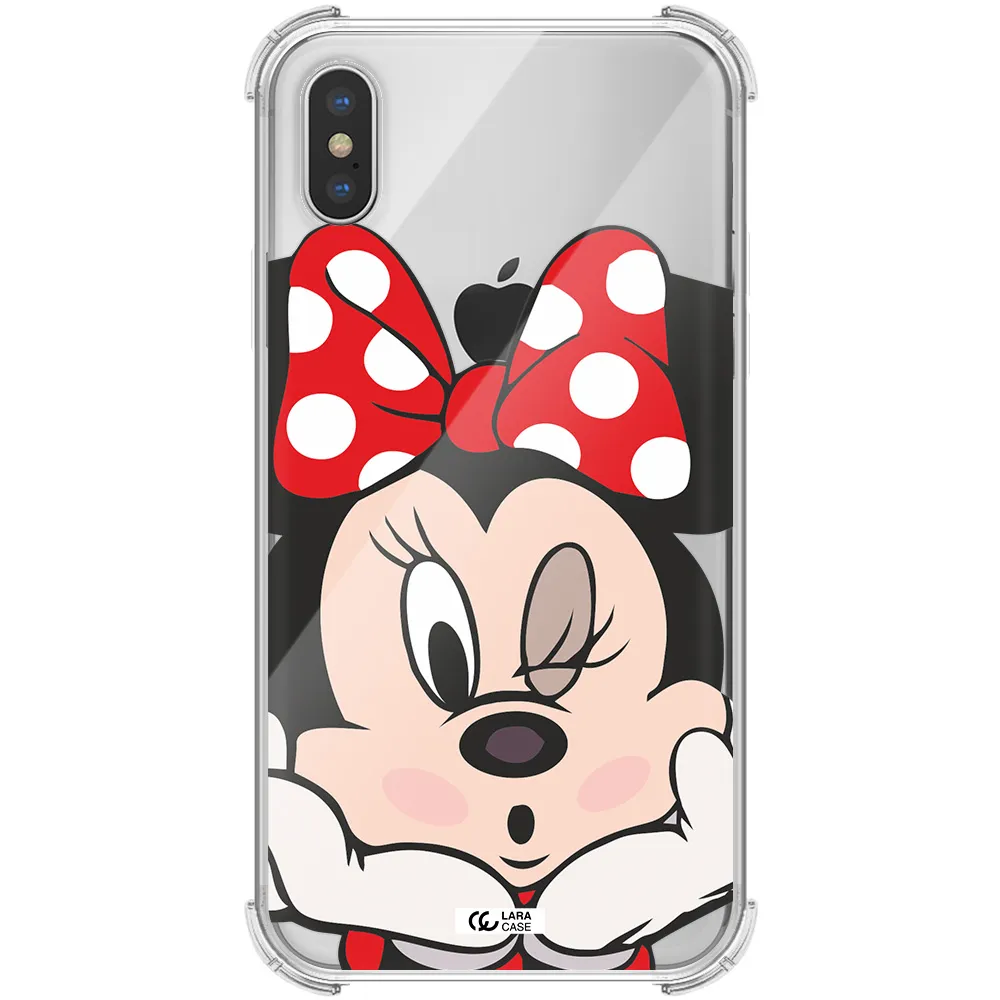 Minnie Mouse Apple iPhone X Clear PC Case