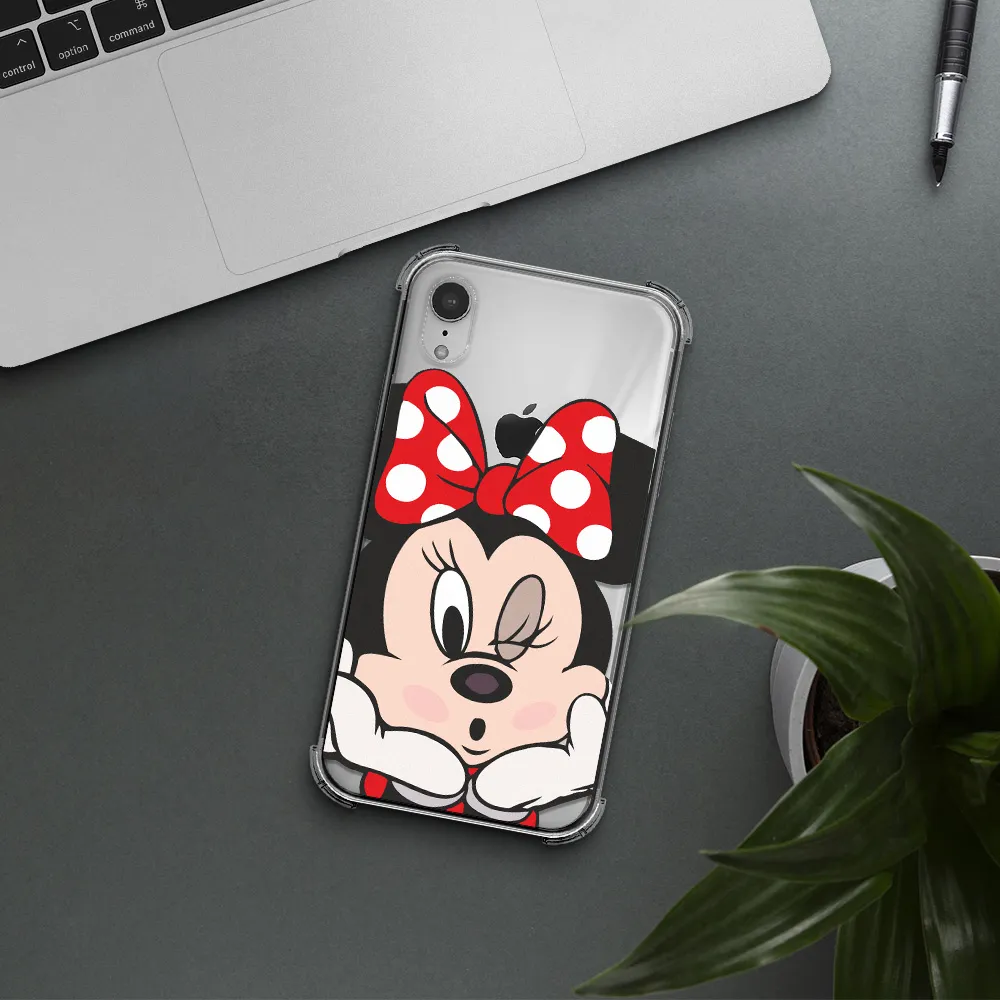 Minnie Mouse Apple iPhone XR Clear PC Case