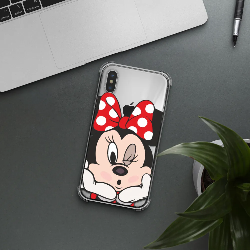 Minnie Mouse Apple iPhone XS Clear PC Case