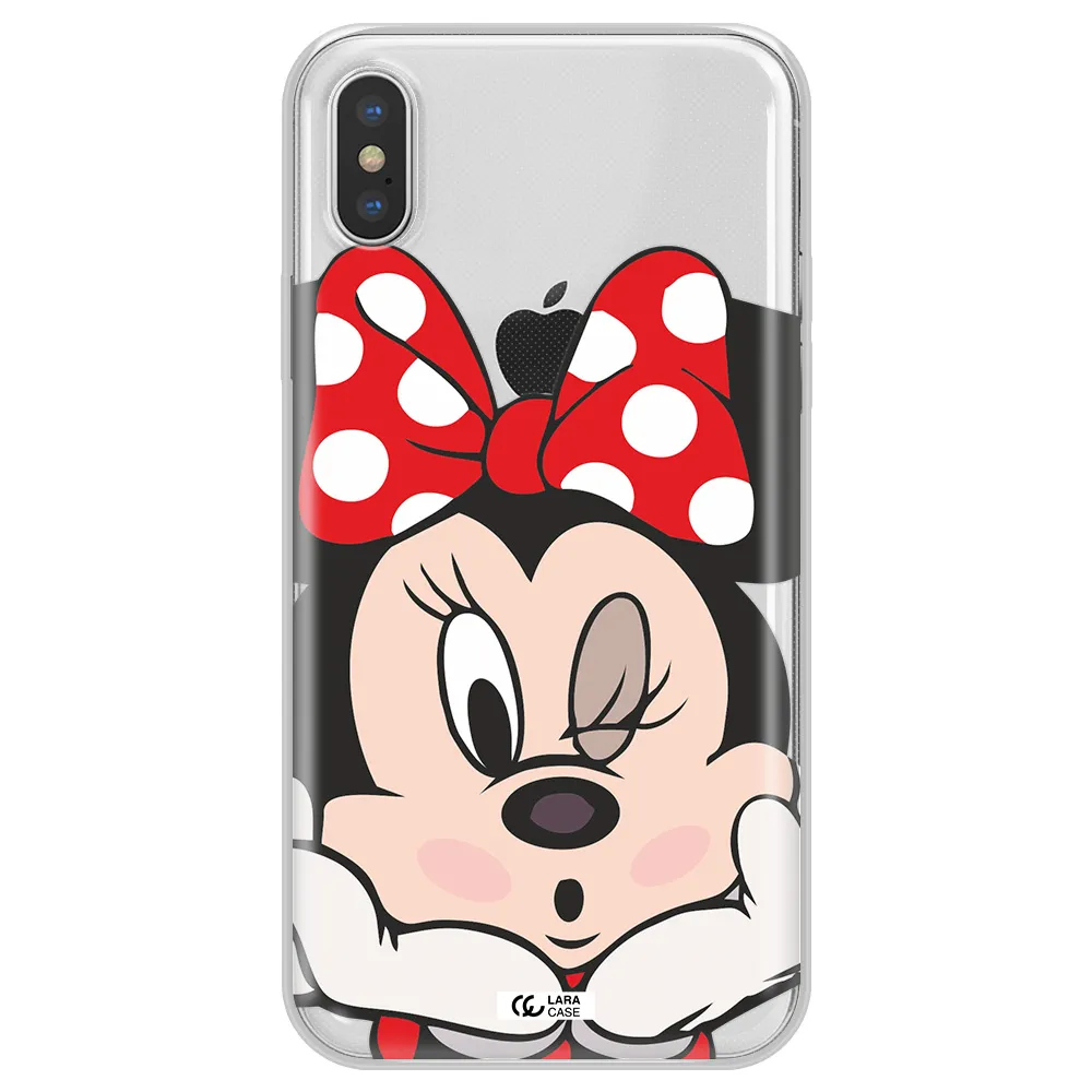 Minnie Mouse Apple iPhone XS Clear TPU Case