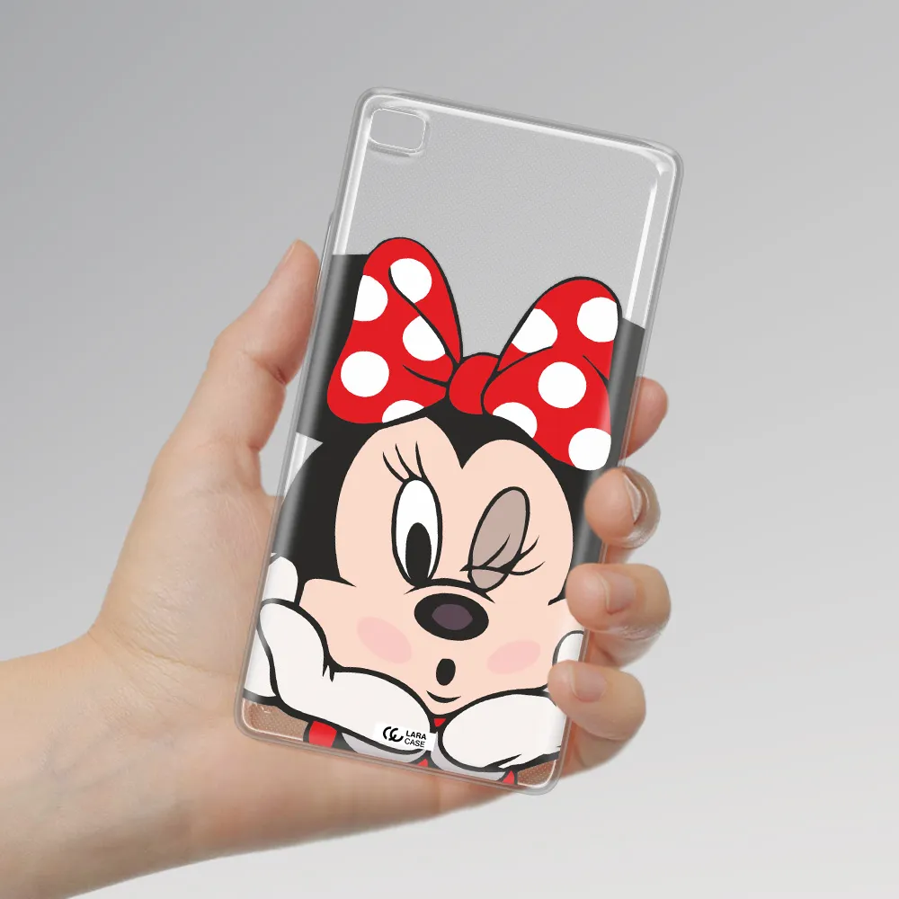 Minnie Mouse Huawei P8 Clear TPU Case
