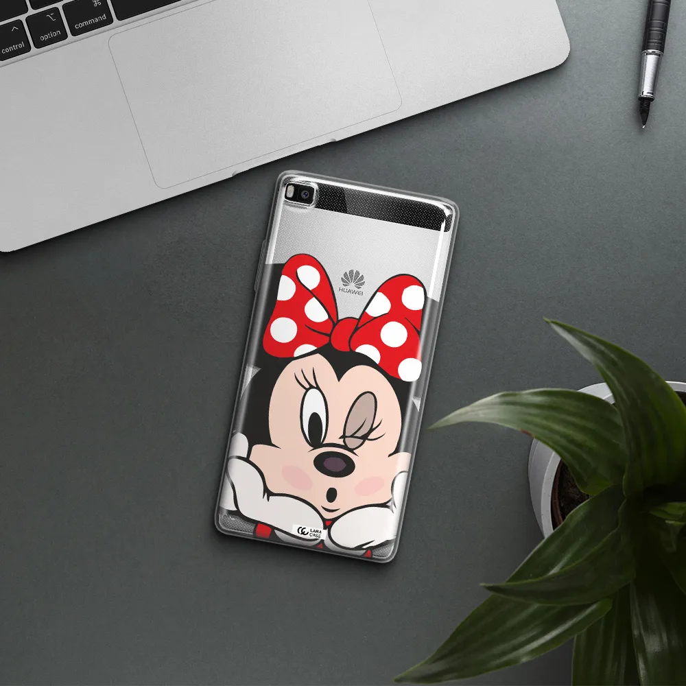 Minnie Mouse Huawei P8 Clear TPU Case