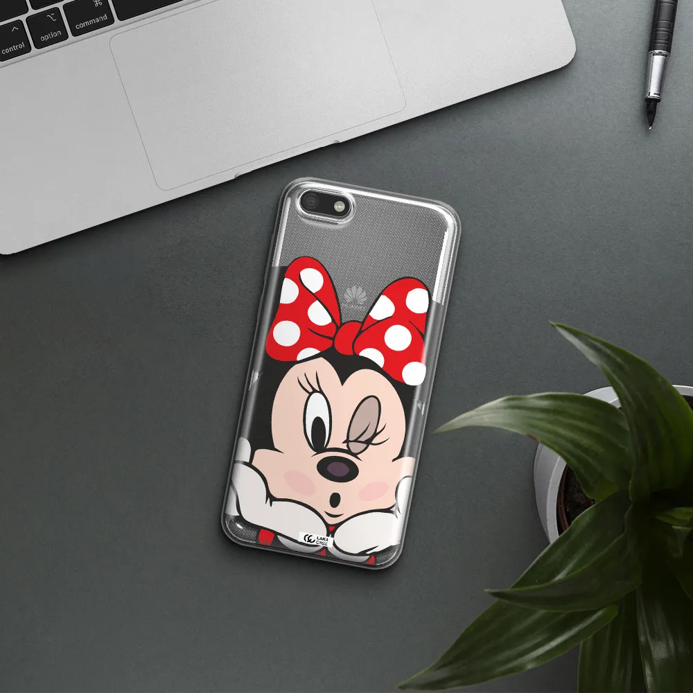 Minnie Mouse Huawei Y5 2018 Clear TPU Case