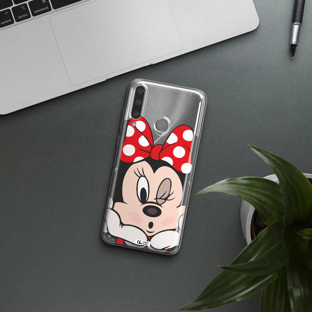 Minnie Mouse Huawei Y6P Clear TPU Case
