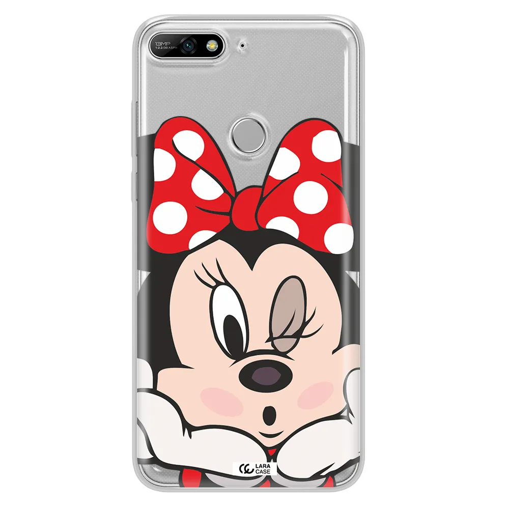 Minnie Mouse Huawei Y7 2018 Clear TPU Case
