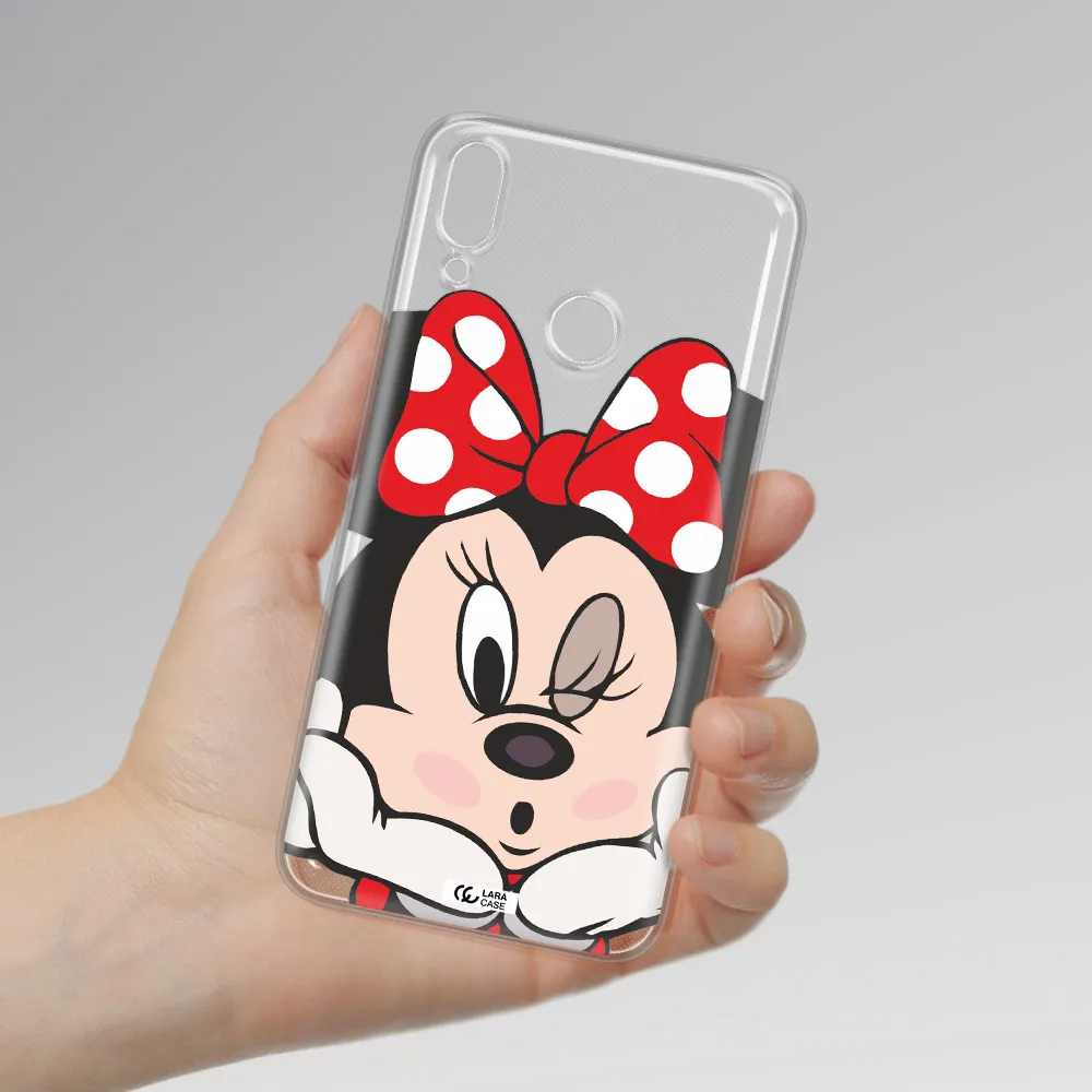 Minnie Mouse Huawei Y7 2019 Clear TPU Case