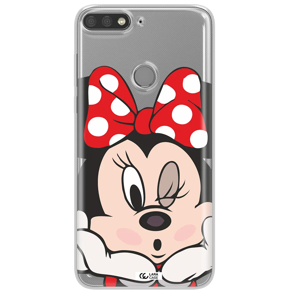 Minnie Mouse Huawei Y7 Prime 2018 Clear TPU Case