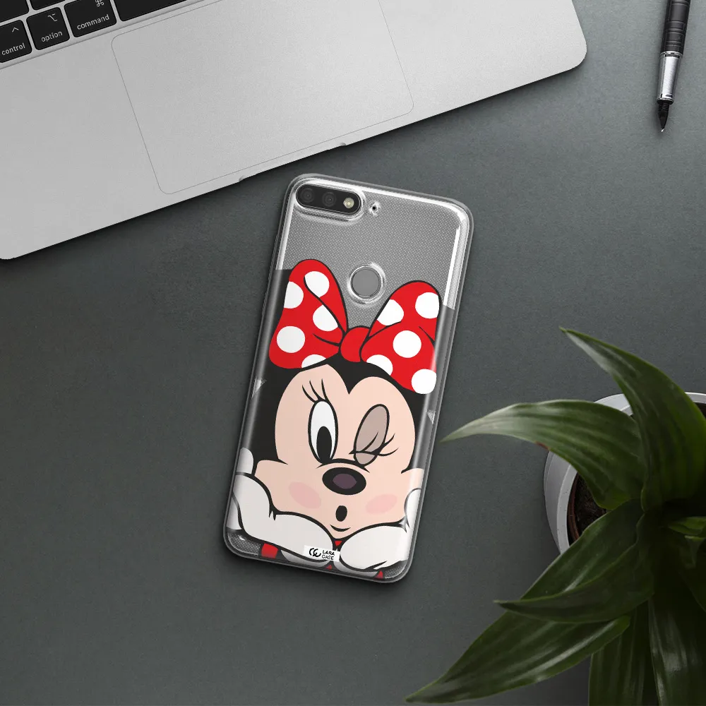 Minnie Mouse Huawei Y7 Prime 2018 Clear TPU Case