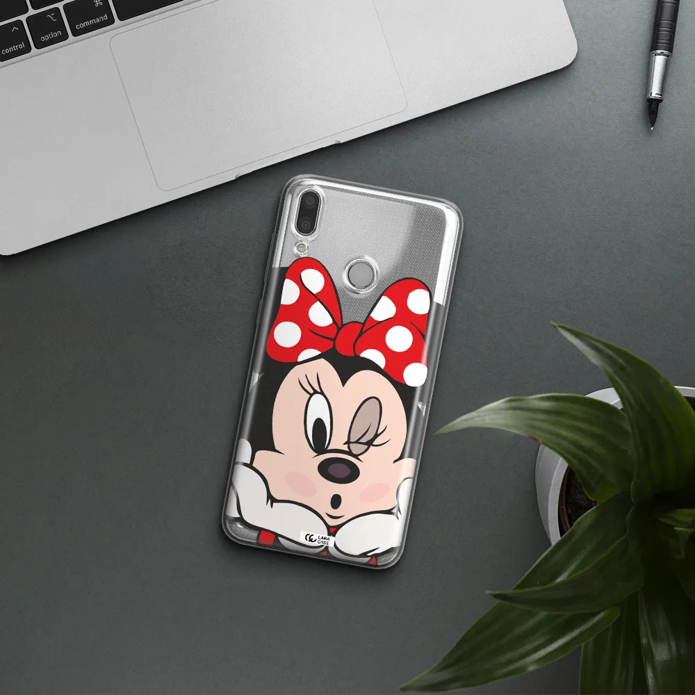 Minnie Mouse Huawei Y9 2019 Clear TPU Case