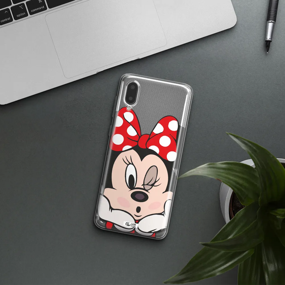 Minnie Mouse Samsung A02 Clear TPU Case