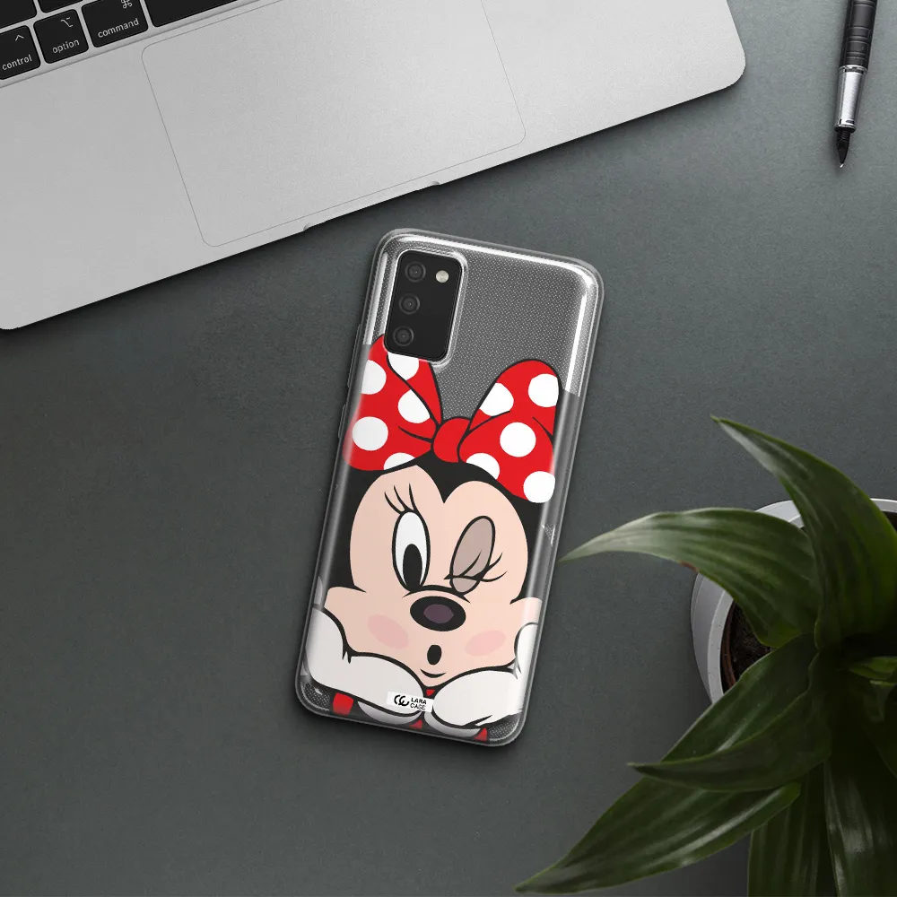 Minnie Mouse Samsung A02S Clear TPU Case