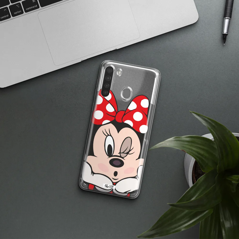 Minnie Mouse Samsung A21 Clear TPU Case