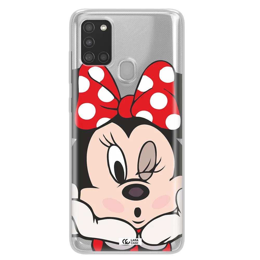 Minnie Mouse Samsung A21S Clear TPU Case