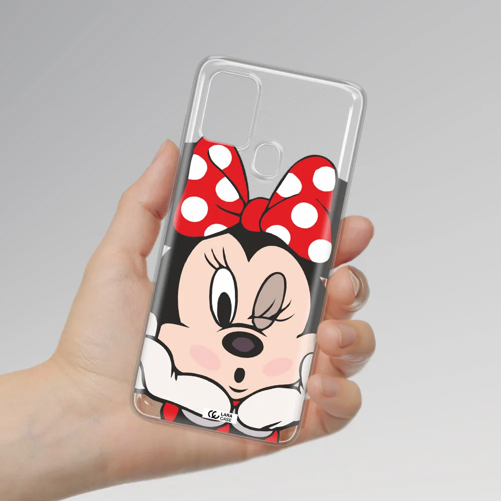 Minnie Mouse Samsung A21S Clear TPU Case