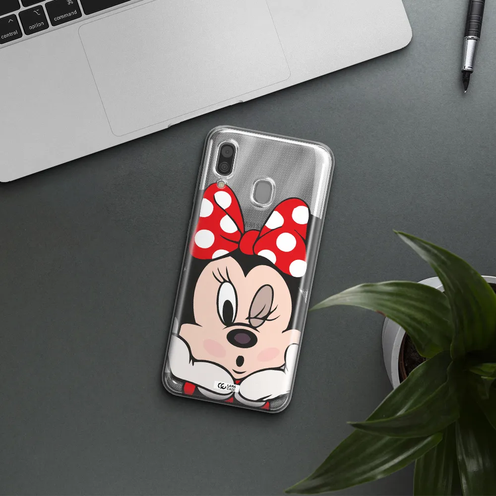 Minnie Mouse Samsung A30 Clear TPU Case