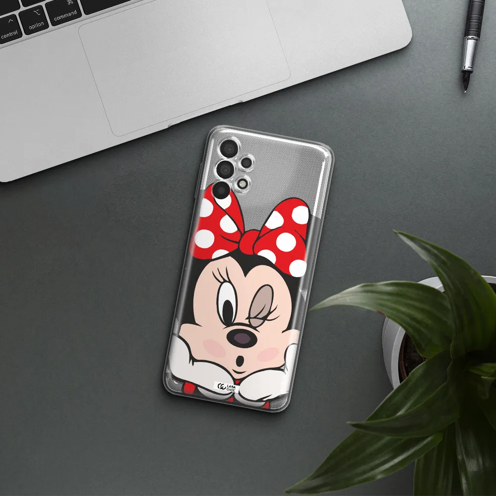 Minnie Mouse Samsung A32 Clear TPU Case