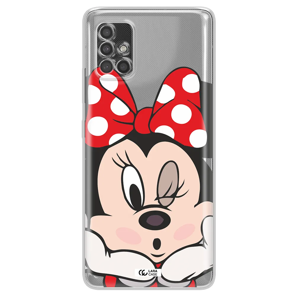 Minnie Mouse Samsung A40S Clear Tpu Case
