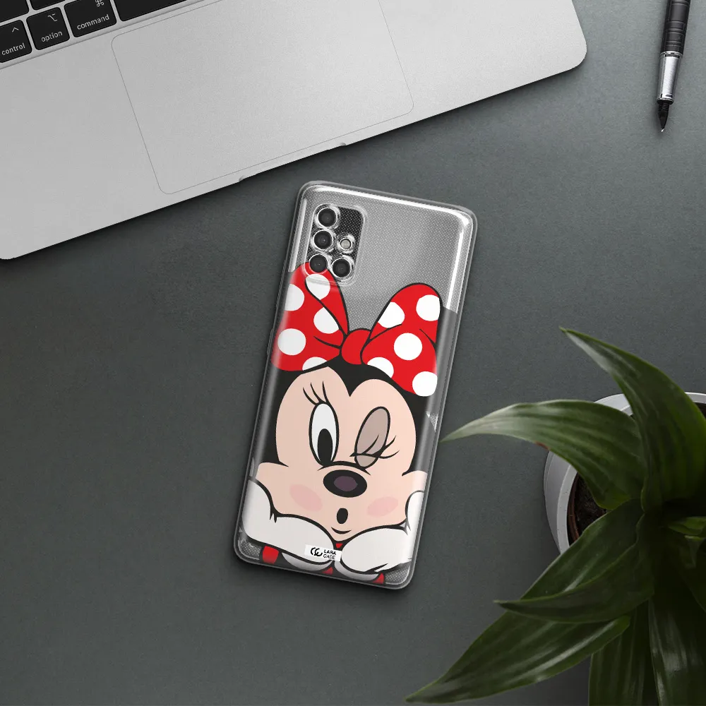 Minnie Mouse Samsung A40S Clear Tpu Case