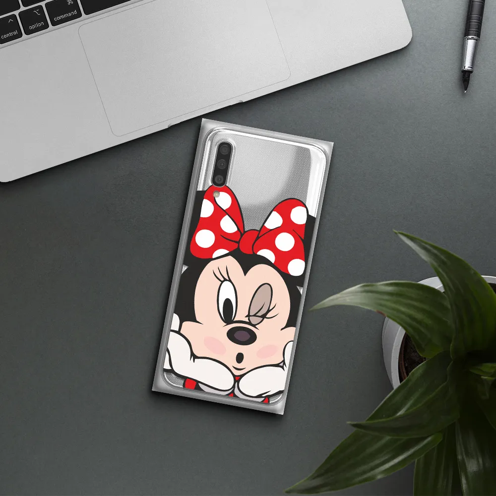 Minnie Mouse Samsung A50S Clear Tpu Case