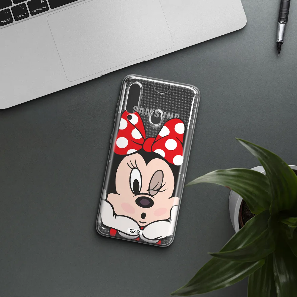 Minnie Mouse Samsung A60 Clear TPU Case