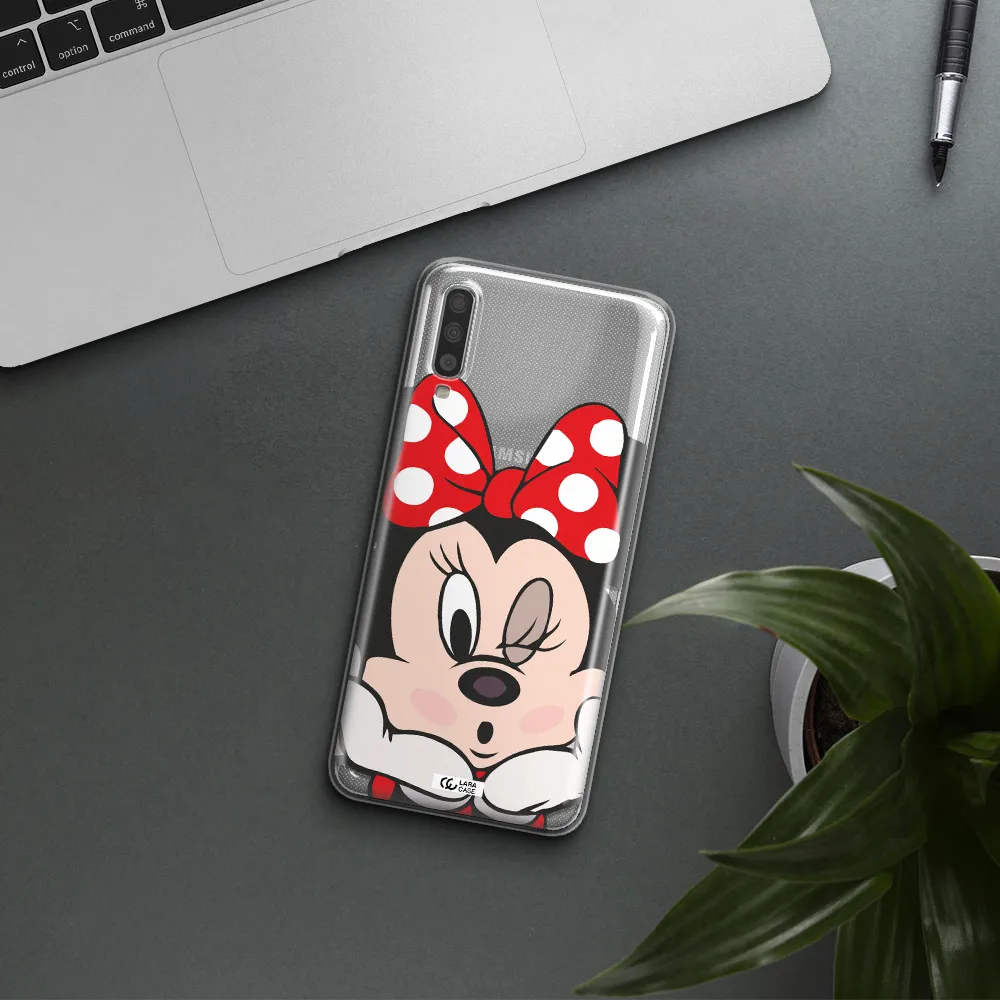 Minnie Mouse Samsung A70 Clear TPU Case