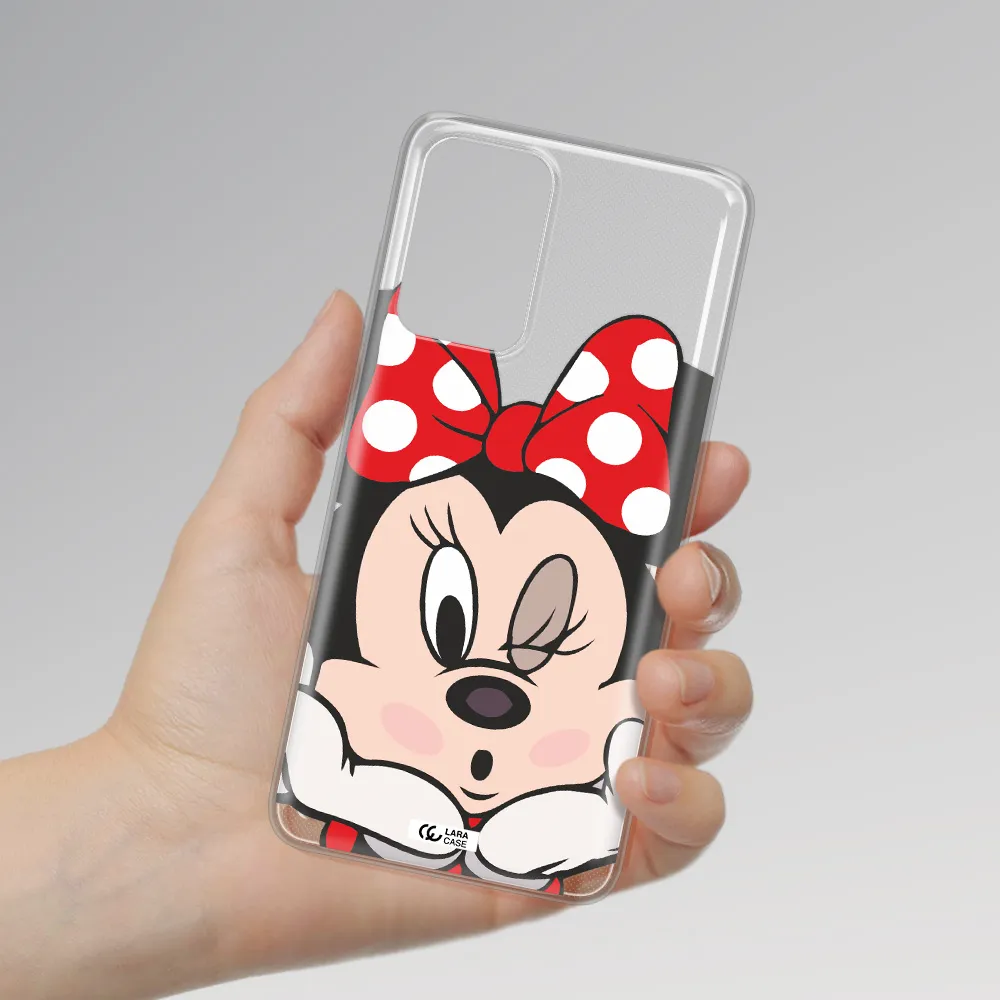 Minnie Mouse Samsung A72 Clear TPU Case