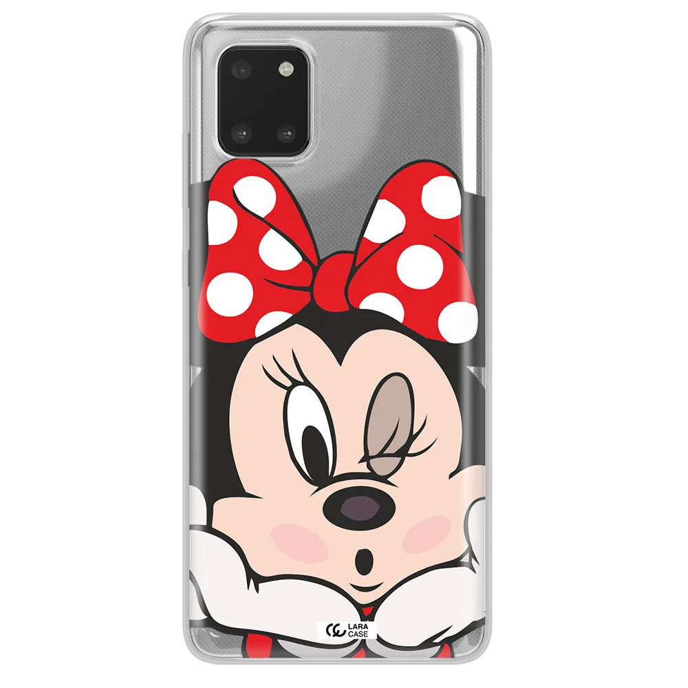 Minnie Mouse Samsung A81 Clear TPU Case