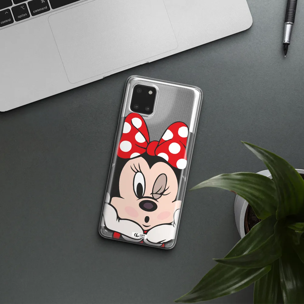 Minnie Mouse Samsung A81 Clear TPU Case