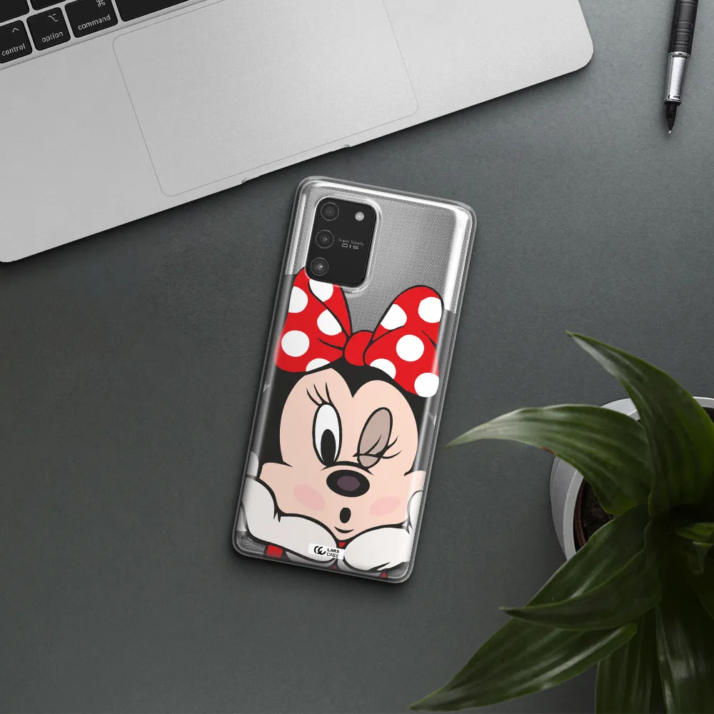 Minnie Mouse Samsung A91 Clear TPU Case