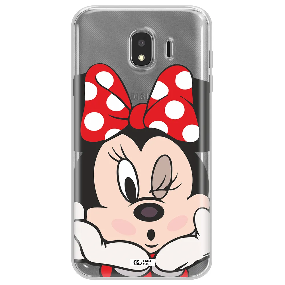 Minnie Mouse Samsung J4 Clear TPU Case