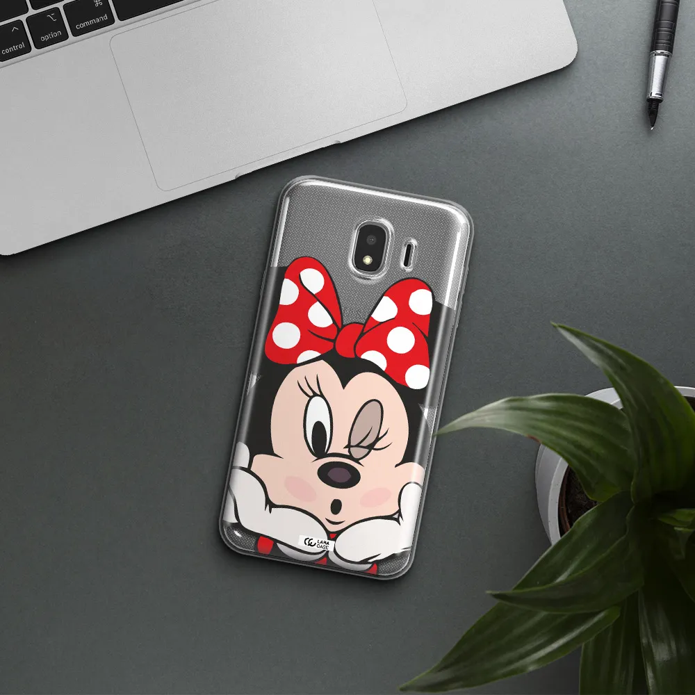 Minnie Mouse Samsung J4 Clear TPU Case