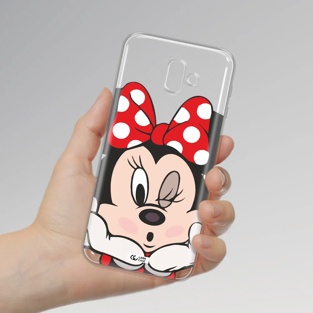 Minnie Mouse Samsung J6 Plus Clear TPU Case