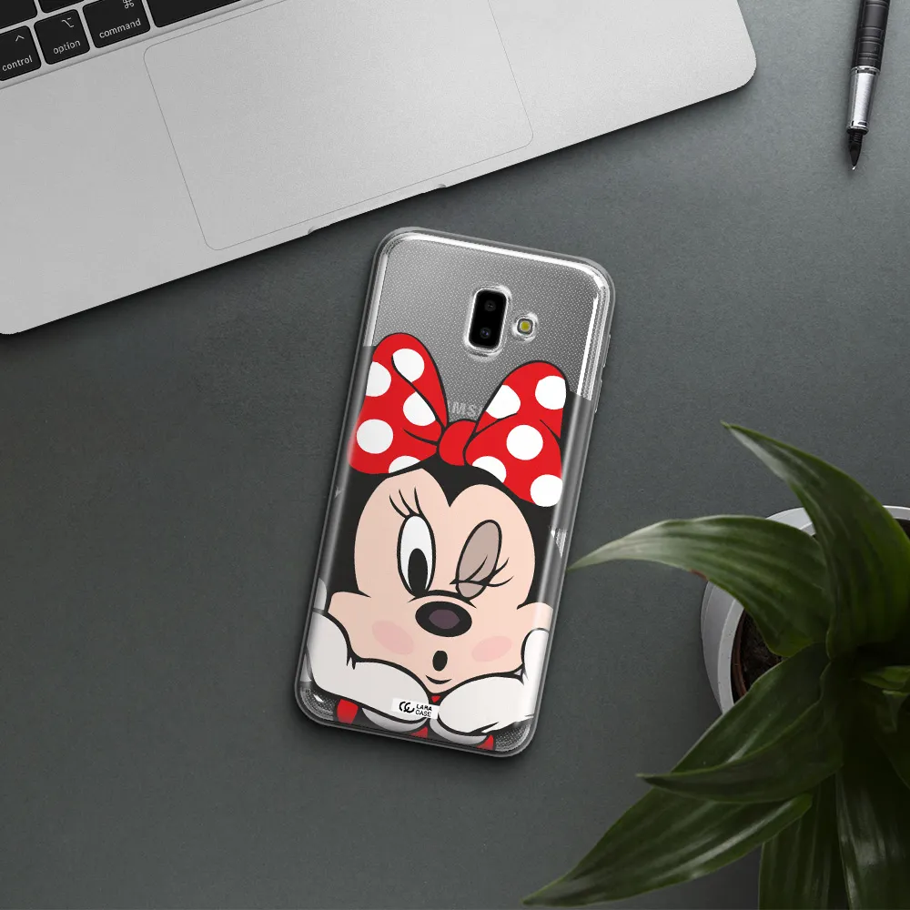 Minnie Mouse Samsung J6 Plus Clear TPU Case