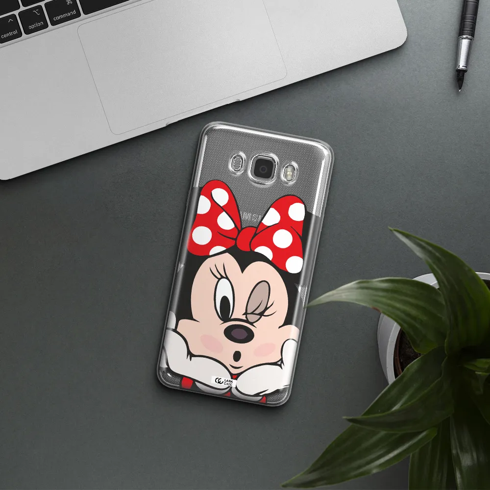 Minnie Mouse Samsung J7 2016 Clear TPU Case
