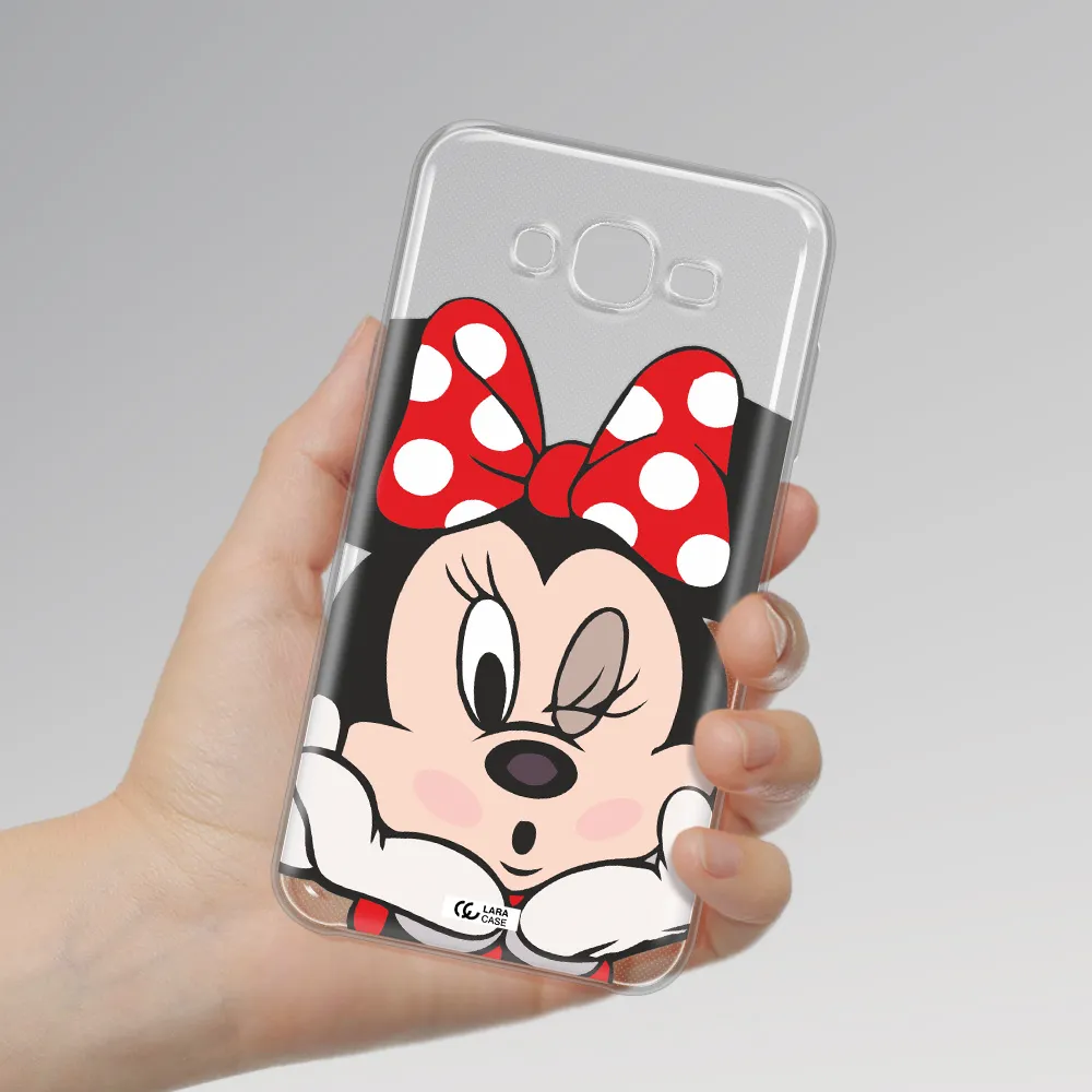 Minnie Mouse Samsung J7 Clear TPU Case