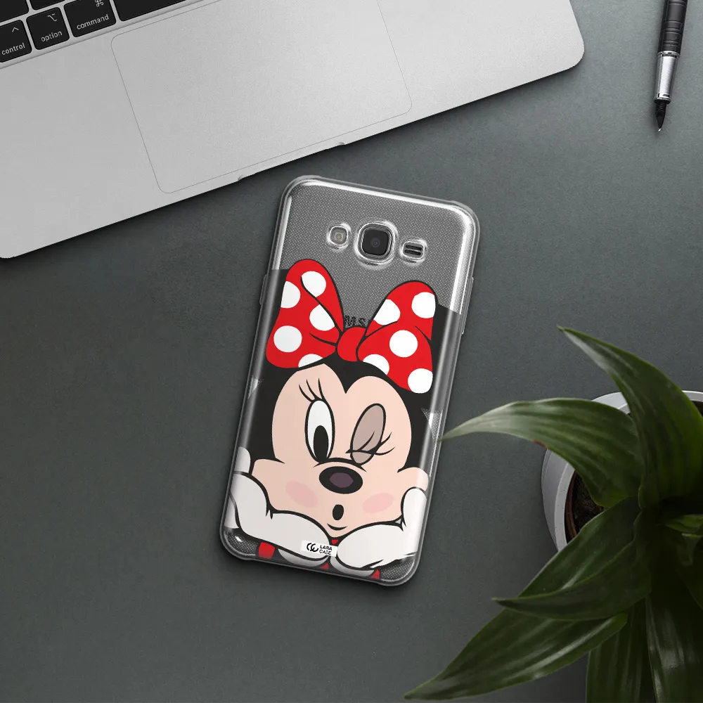Minnie Mouse Samsung J7 Core Clear TPU Case