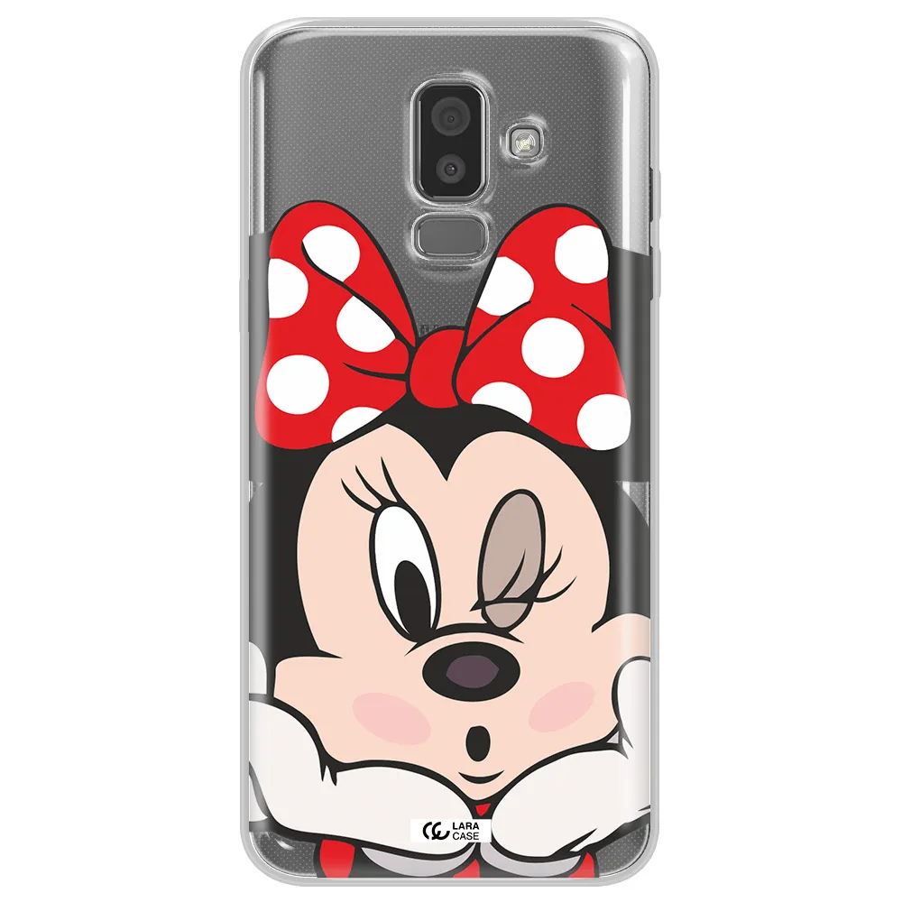Minnie Mouse Samsung J8 Clear TPU Case