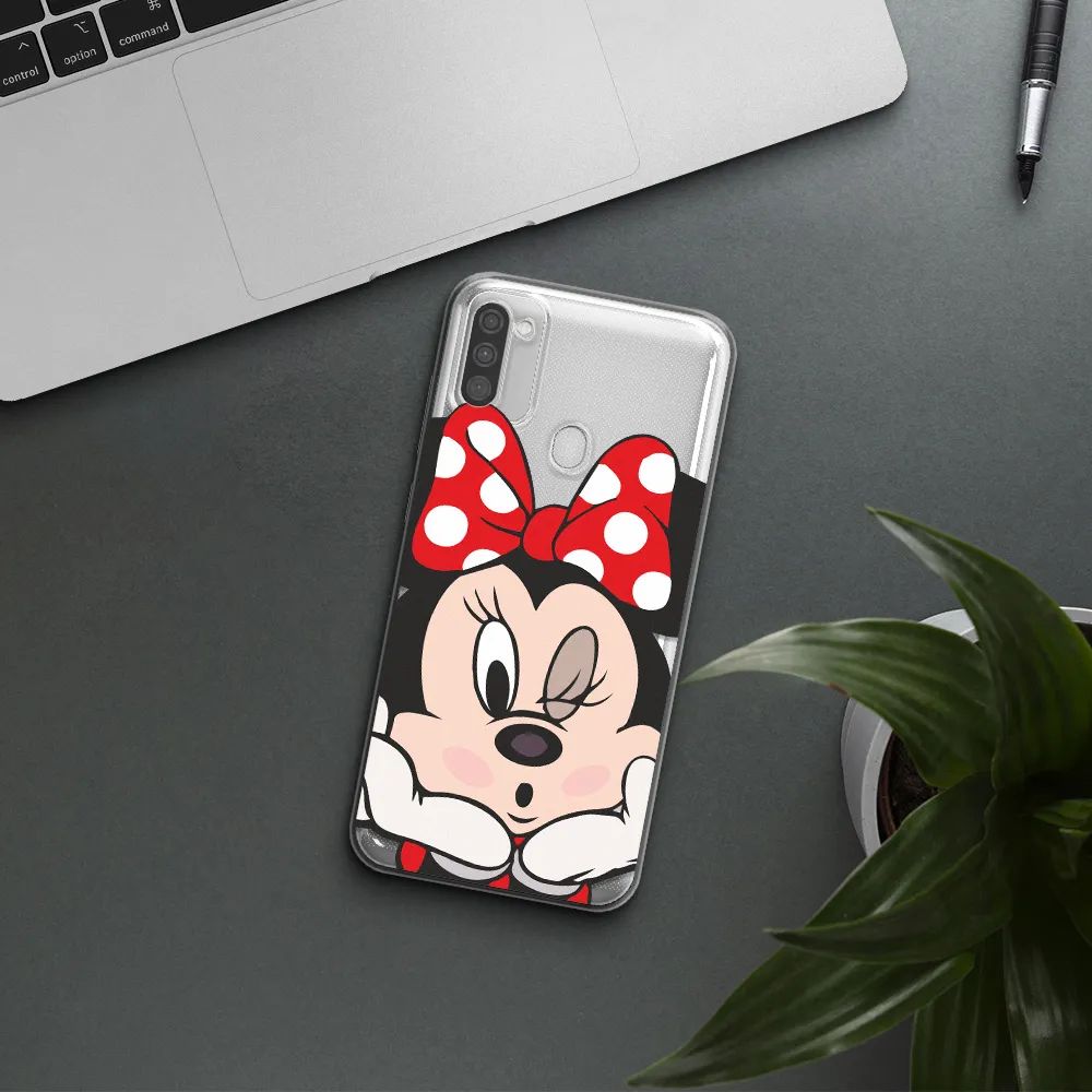 Minnie Mouse Samsung M11 Clear TPU Case