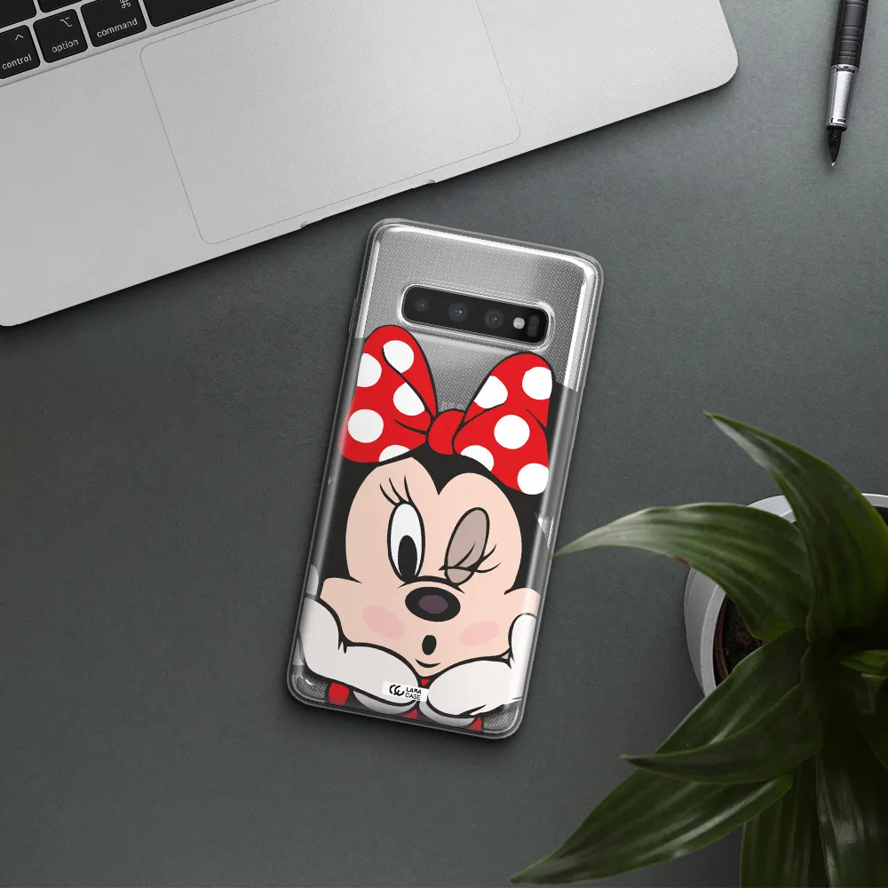 Minnie Mouse Samsung S10 Clear TPU Case