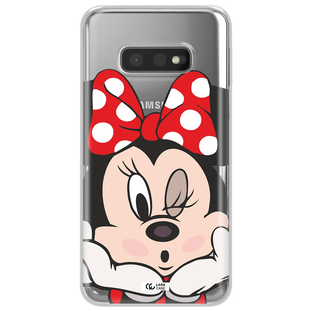 Minnie Mouse Samsung S10e Clear TPU Case
