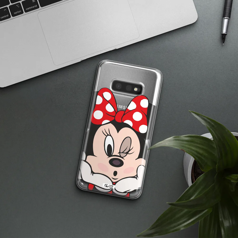 Minnie Mouse Samsung S10e Clear TPU Case