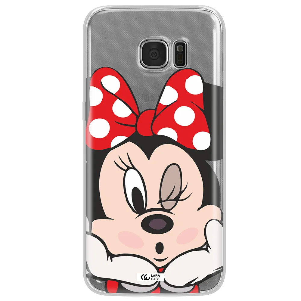 Minnie Mouse Samsung S7 Edge Clear TPU Case