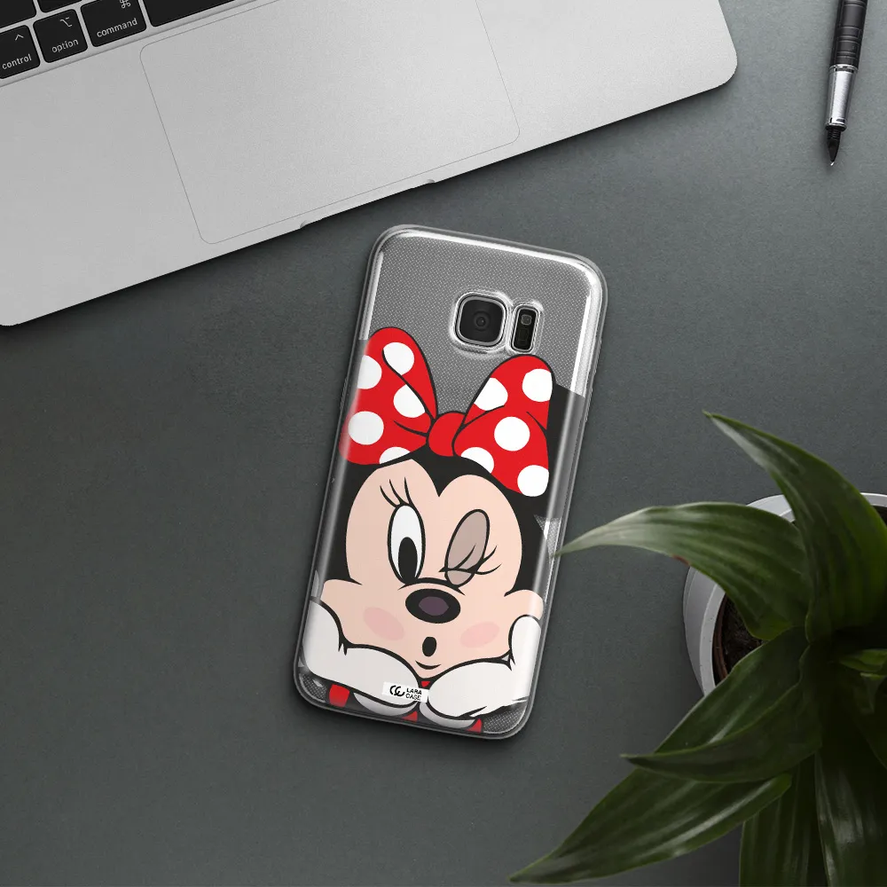 Minnie Mouse Samsung S7 Edge Clear TPU Case
