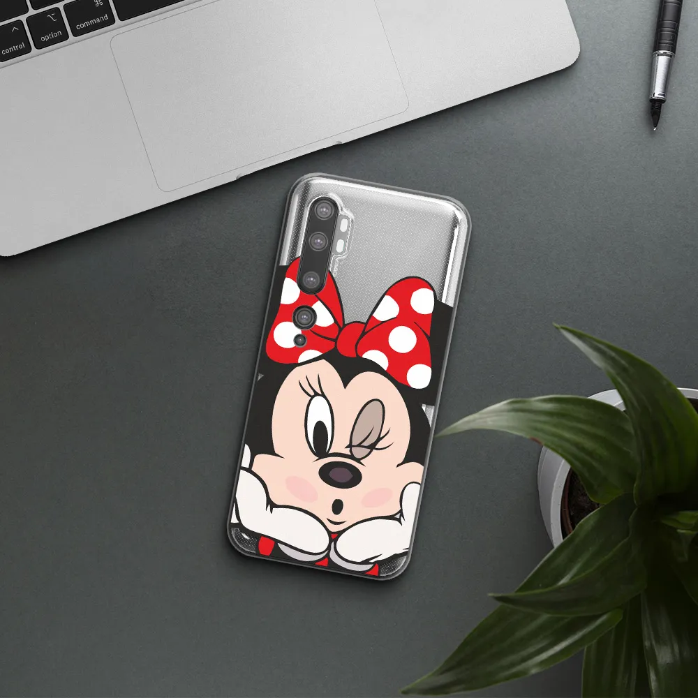 Minnie Mouse Xiaomi Mi Note 10 Clear TPU Case