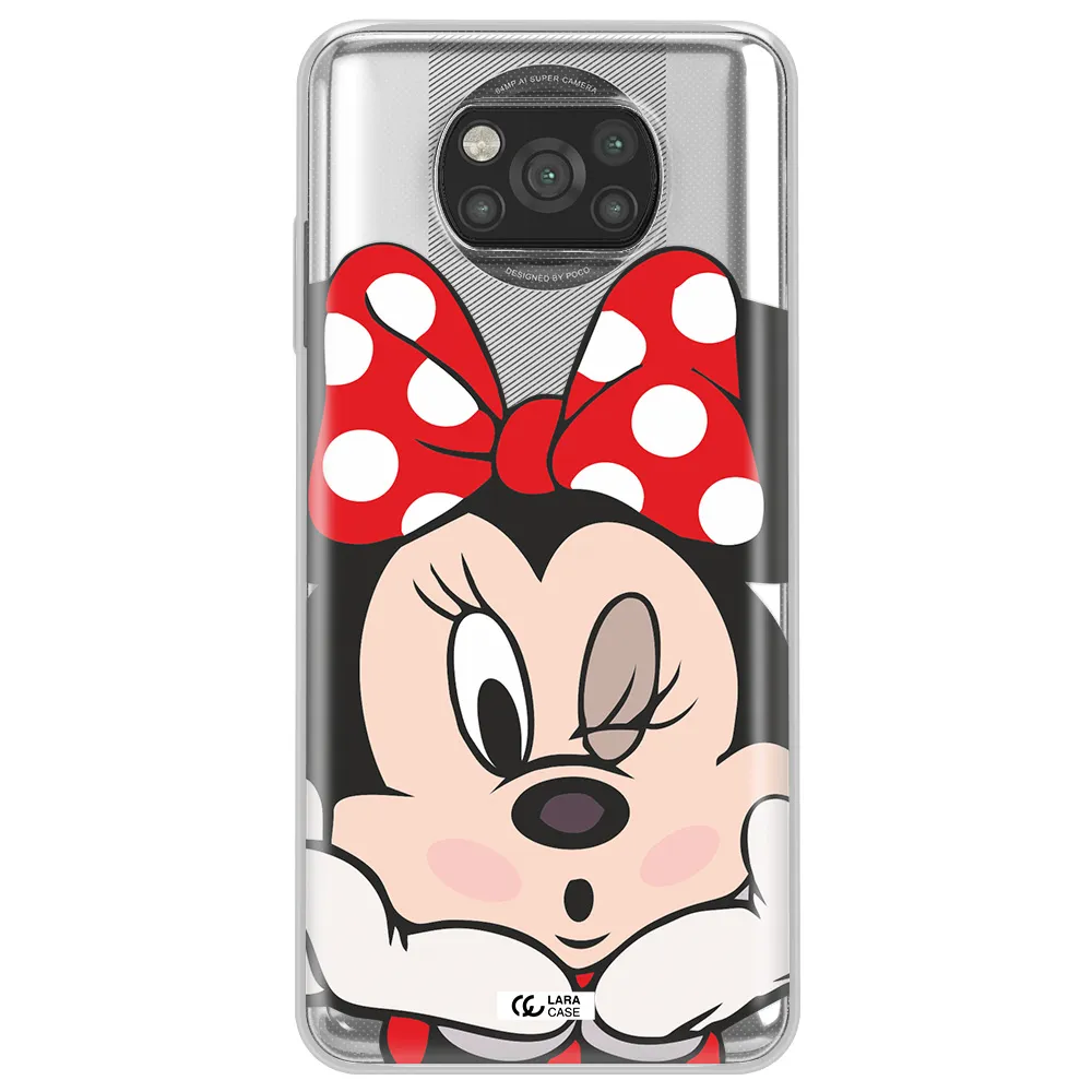 Minnie Mouse Xiaomi Poco X3 Clear TPU Case