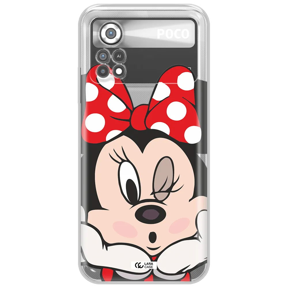Minnie Mouse Xiaomi Poco X4 Pro Clear TPU Case