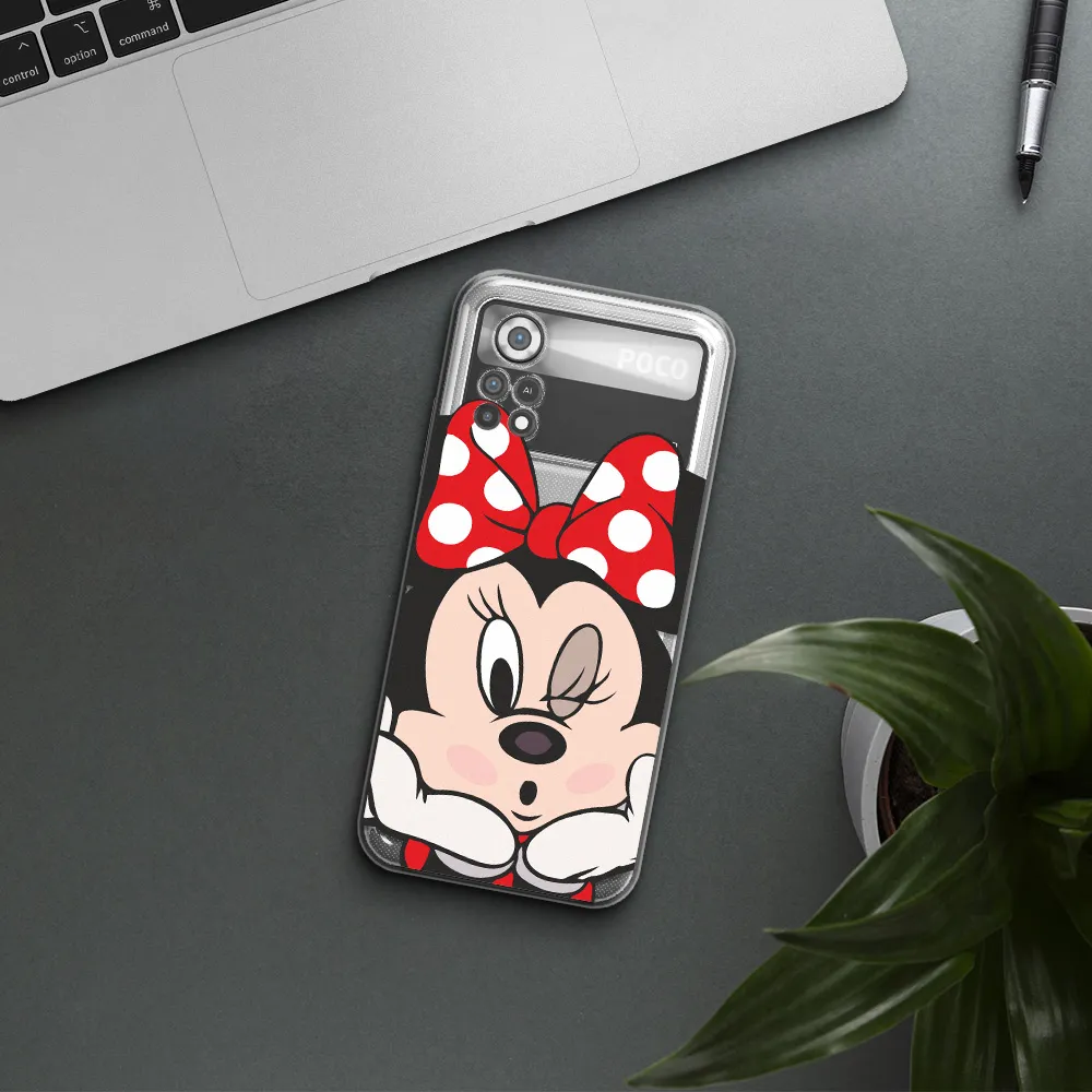 Minnie Mouse Xiaomi Poco X4 Pro Clear TPU Case
