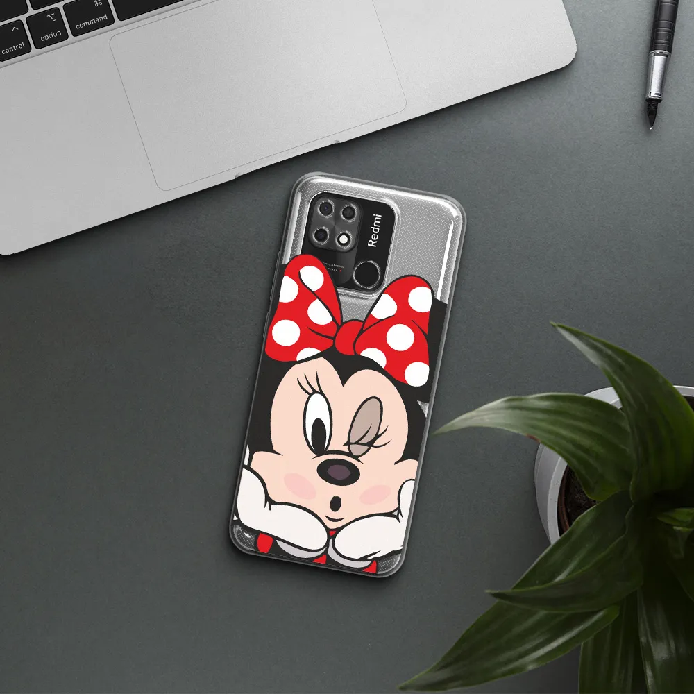 Minnie Mouse Xiaomi Redmi 10C Clear TPU Case