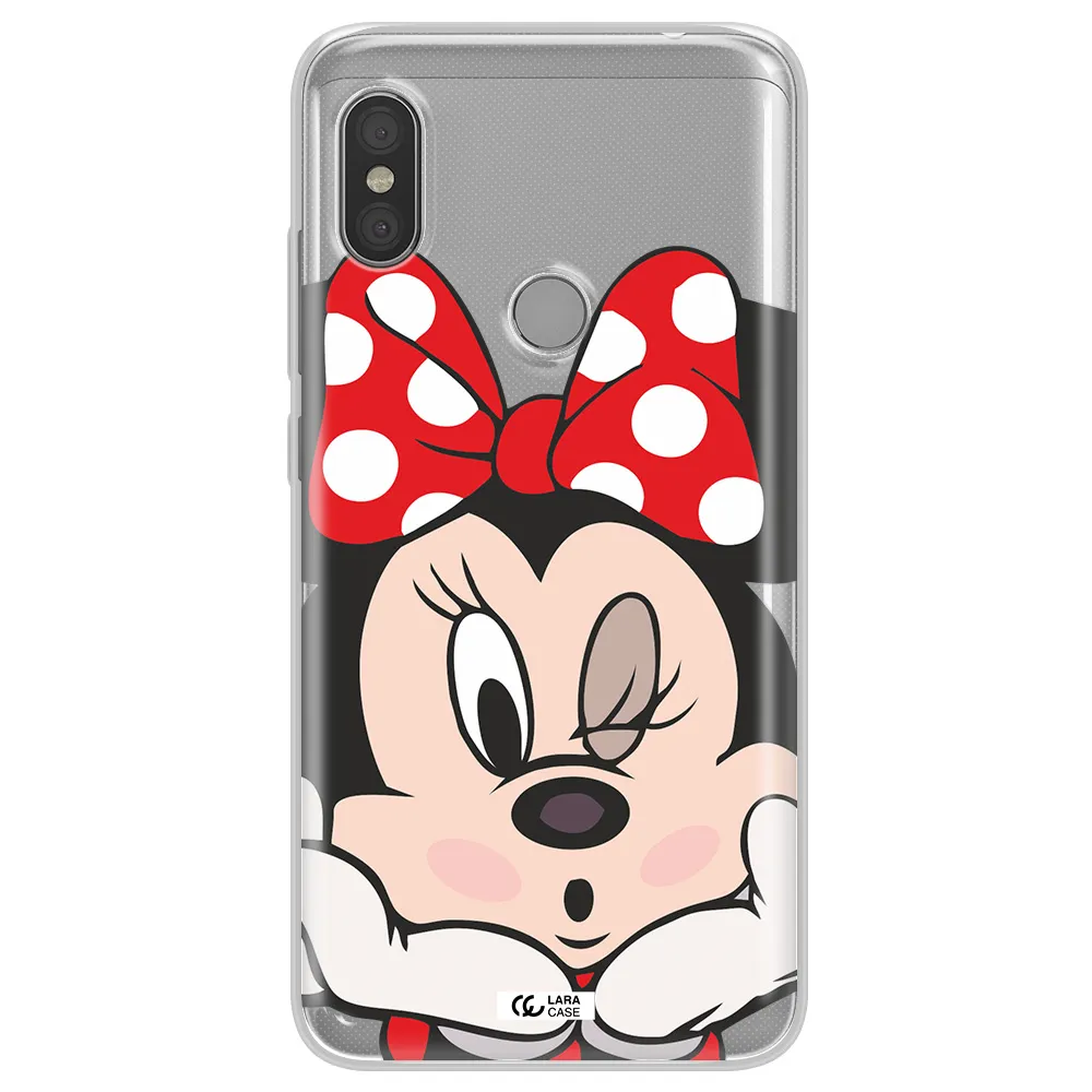 Minnie Mouse Xiaomi Redmi Note 6 Pro Clear TPU Case